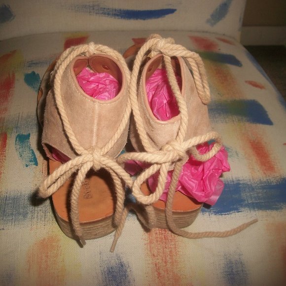 See by Chloe Edna Beige-Suede Studded Gladiator Sandals - Picture 5 of 14